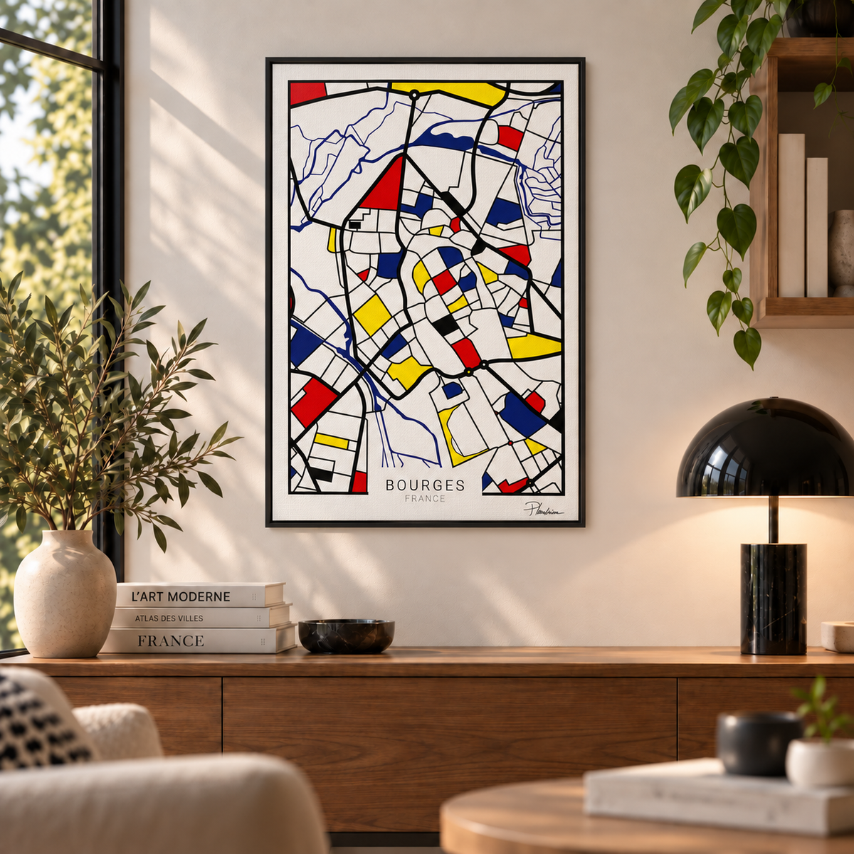 Bourges — Toile encadrée
