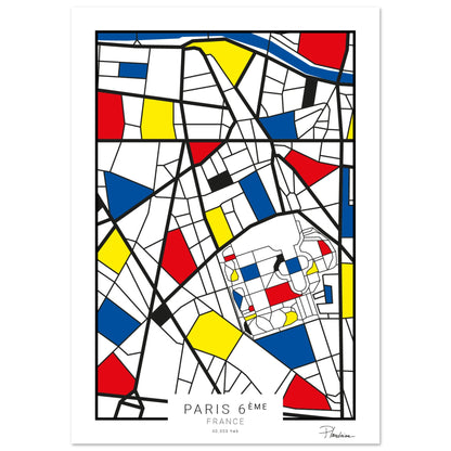 Poster Paris 6ème