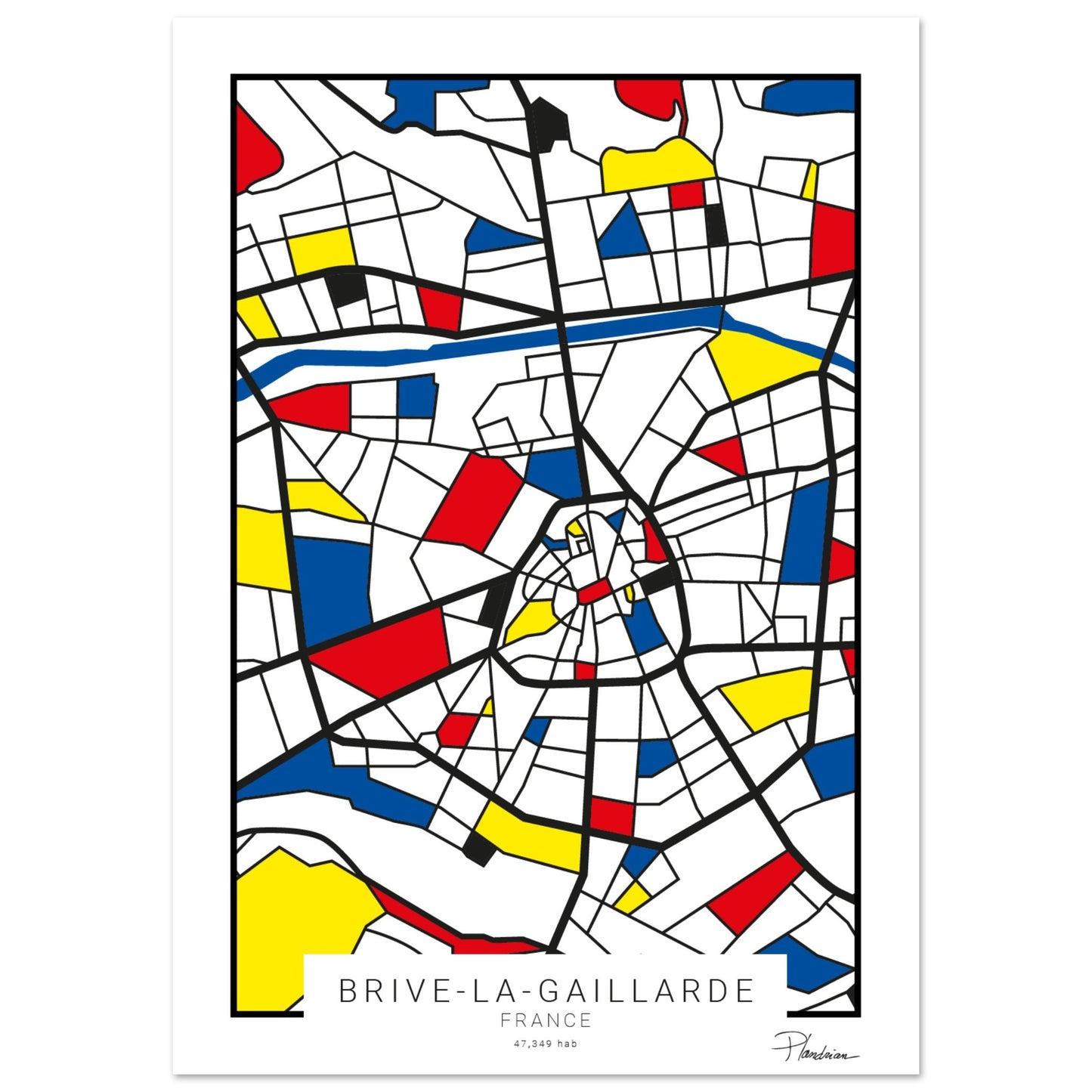 Poster Brive-la-Gaillarde