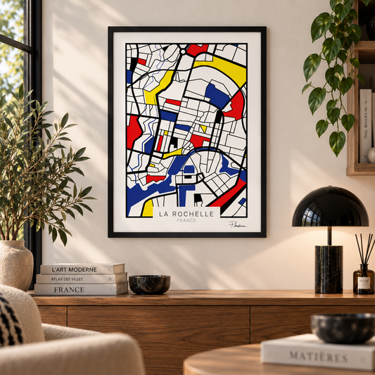 La Rochelle — Affiche encadrée